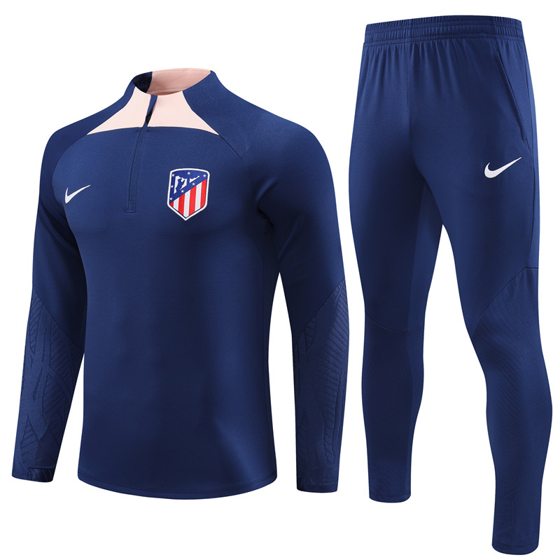 Atletico Madrid 23-24 Long Sleeve Training Set -Blue